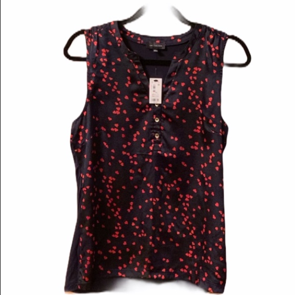 New The Limited hearts sleeveless‎ top